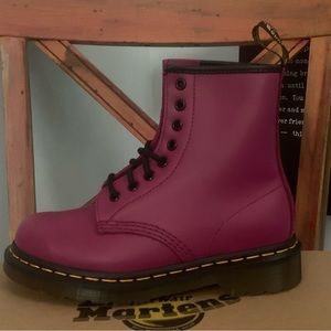 Dr. Martens 1460 Smooth Leather Fuchsia Boots
